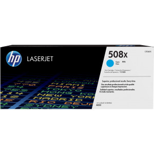 HP Toner LaserJet original 508X ciano de elevado rendimento