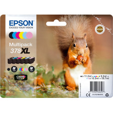 Epson Squirrel 378XL tinteiro 1 unidade(s) Original Rendimento alto (XL) Preto, Ciano, Ciano claro, Magenta, Magenta claro,