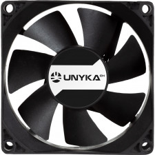 UNYKAch 80.80.25 Sistema de Arrefecimento de Computador Caixa de computador Ventoinha 8 cm Preto