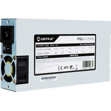 UNYKAch UKPSU1U40004 fonte de alimentação 250 W 20+4 pin ATX Flex ATX Prateado