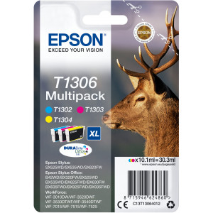 Epson Stag T1306 tinteiro 1 unidade(s) Original Rendimento alto (XL) Ciano, Magenta, Amarelo