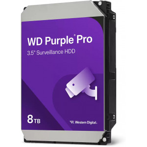 Western Digital Purple Pro Smart Video HDD 8TB unidade de disco rígido 7200 RPM 3.5" SATA