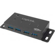 LogiLink UA0149 hub de interface 5000 Mbit s Cinzento