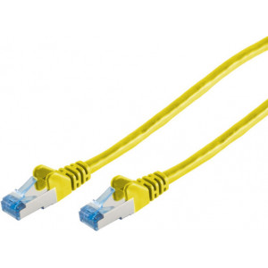 S CONN 75713-Y cabo de rede Amarelo 3 m Cat6a S FTP (S-STP)