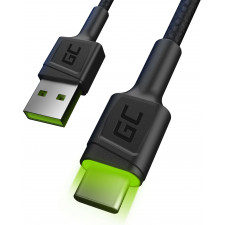 Green Cell KABGC06 cabo USB 1,2 m USB A USB C Preto