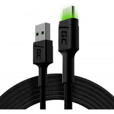 Green Cell KABGC13 cabo USB USB 2.0 2 m USB A USB C Preto