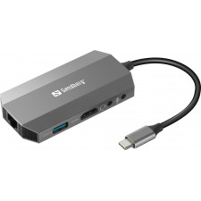 Sandberg USB-C 6-in1 Travel Dock