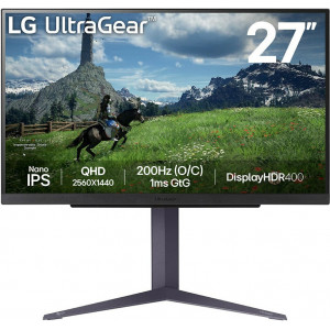 LG 27GS85Q-B monitor de ecrã 68,6 cm (27") 2560 x 1440 pixels Quad HD LCD Preto