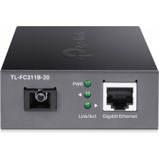 TP-Link TL-FC311B-20 conversor de rede de média 1000 Mbit s Modo único Preto