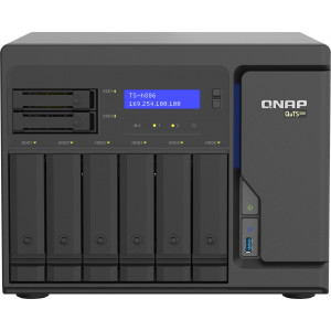 QNAP TS-h886 NAS Tower Intel® Xeon® D D-1622 16 GB DDR4 0 TB QuTS hero Preto