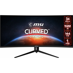 MSI Optix MAG342CQR monitor de ecrã 86,4 cm (34") 3440 x 1440 pixels UltraWide Quad HD LCD Preto