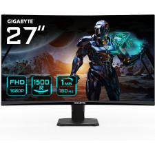 GIGABYTE GS27FC monitor de ecrã 68,6 cm (27") 1920 x 1080 pixels Full HD LCD Preto