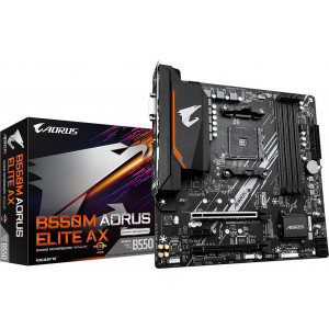 GIGABYTE B550M AORUS ELITE AX motherboard AMD B550 Socket AM4 micro ATX