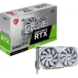 MSI VENTUS RTX 3050 2X XS WHITE 8G OC placa de vídeo NVIDIA GeForce RTX 3050 8 GB GDDR6