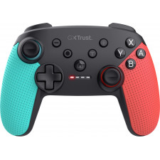 Trust GXT 1246B Muta Preto, Azul, Vermelho Bluetooth Gamepad Nintendo Switch, Nintendo Switch Lite