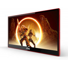 AOC 16G3 TV Monitor Portátil Preto, Vermelho 39,6 cm (15.6") TFT 1920 x 1080 pixels