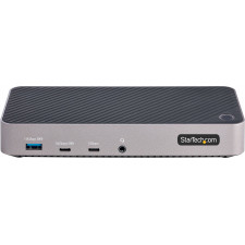 StarTech.com 116E-USBC-DOCK base & duplicador de portas Com fios USB 3.2 Gen 2 (3.1 Gen 2) Type-C Cinzento, Prateado