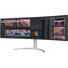 LG 49BQ95C-W monitor de ecrã 124,5 cm (49") 5120 x 1440 pixels UltraWide Dual Quad HD Branco