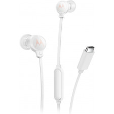 Motorola EARBUDS3CSWHITE auscultador Auscultadores Com fios Intra-auditivo Chamadas Música USB Type-C Branco