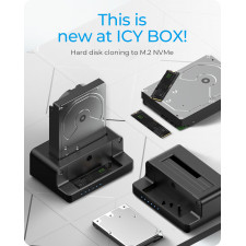 ICY BOX IB-2914MSCL-C31 USB 3.2 Gen 2 (3.1 Gen 2) Type-C Preto