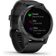 Garmin vívoactive 4 3,3 cm (1.3") 260 x 260 pixels Ecrã táctil Preto Wi-Fi GPS