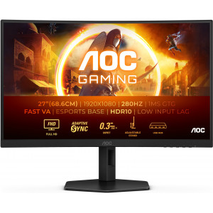 AOC G4 C27G4ZXU monitor de ecrã 68,6 cm (27") 1920 x 1080 pixels Full HD LED Preto