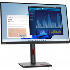 Lenovo ThinkVision T27p-30 LED display 68,6 cm (27") 3840 x 2160 pixels 4K Ultra HD Preto