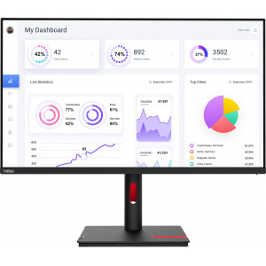 Lenovo ThinkVision T32p-30 LED display 80 cm (31.5") 3840 x 2160 pixels 4K Ultra HD Preto