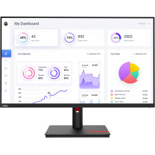 Lenovo ThinkVision T32p-30 LED display 80 cm (31.5") 3840 x 2160 pixels 4K Ultra HD Preto