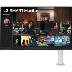 LG 32SQ780S-W monitor de ecrã 81,3 cm (32") 3840 x 2160 pixels 4K Ultra HD Branco