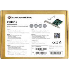 Conceptronic EMRICK07G placa adaptador de interface Interno USB 3.2 Gen 2 (3.1 Gen 2)