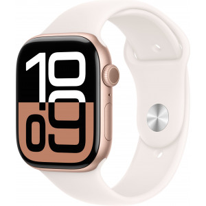 Apple Watch Series 10 OLED 46 mm Digital 416 x 496 pixels Ecrã táctil Rosa dourado Wi-Fi GPS