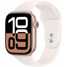 Apple Watch Series 10 OLED 46 mm Digital 416 x 496 pixels Ecrã táctil Rosa dourado Wi-Fi GPS