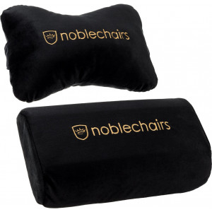 noblechairs Cushion set Preto, Dourado 2 unidade(s)