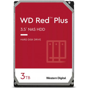 Western Digital Red Plus WD30EFPX unidade de disco rígido 3 TB 5400 RPM 256 MB 3.5" Serial ATA III