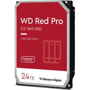 Western Digital Red Pro unidade de disco rígido 24 TB 7200 RPM 512 MB 3.5" SATA