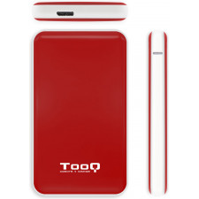 TooQ TQE-2528R Caixa para Discos Rígidos Compartimento SSD Vermelho 2.5"