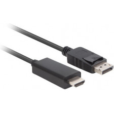 Lanberg CA-DPHD-11CC-0018-BK adaptador para cabos DisplayPort HDMI Preto