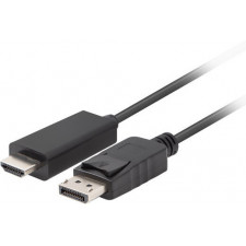 Lanberg CA-DPHD-11CC-0010-BK adaptador para cabos DisplayPort HDMI Preto