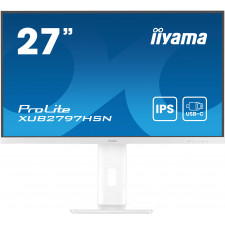 iiyama ProLite XUB2797HSN-W2 monitor de ecrã 68,6 cm (27") 1920 x 1080 pixels Full HD LED Branco