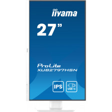 iiyama ProLite XUB2797HSN-W2 monitor de ecrã 68,6 cm (27") 1920 x 1080 pixels Full HD LED Branco