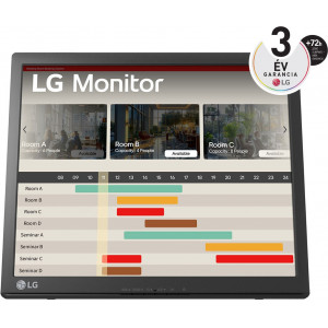 LG 17BR30T-B.AWM monitor de ecrã 43,2 cm (17") 1280 x 1024 pixels SXGA LCD Ecrã táctil Preto