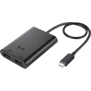 i-tec C31DUAL4K60HDMI adaptador gráfico USB 7680 x 4320 pixels Preto