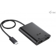 i-tec C31DUAL4K60HDMI adaptador gráfico USB 7680 x 4320 pixels Preto