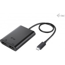 i-tec C31DUAL4K60HDMI adaptador gráfico USB 7680 x 4320 pixels Preto