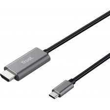 Trust Calyx adaptador gráfico USB Preto, Metálico