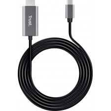 Trust Calyx adaptador gráfico USB Preto, Metálico