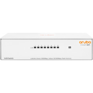 HPE Aruba Networking Aruba Instant On 1430 8G Não-gerido L2 Gigabit Ethernet (10 100 1000) Branco