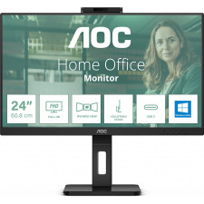 AOC 24P3CW monitor de ecrã 60,5 cm (23.8") 1920 x 1080 pixels Full HD LED Preto