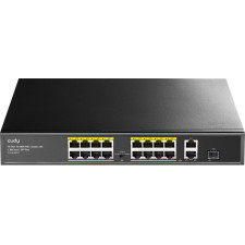 Cudy FS1018PS1 switch de rede Fast Ethernet (10 100) Power over Ethernet (PoE) Cinzento